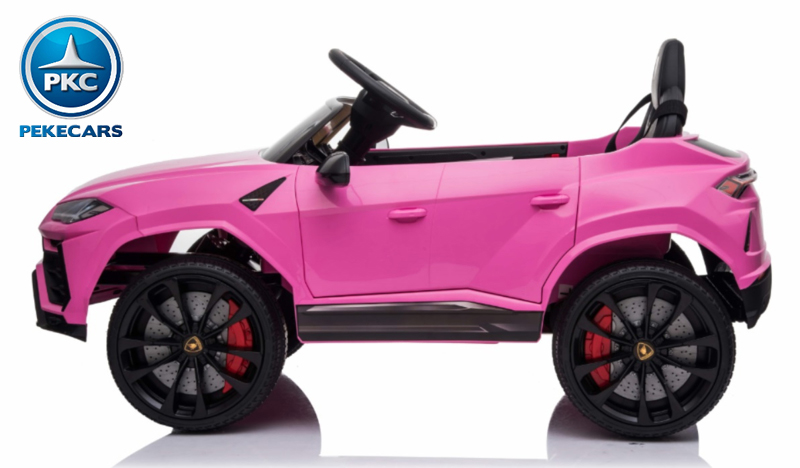 Lamborghini Urus rosa vista lateral