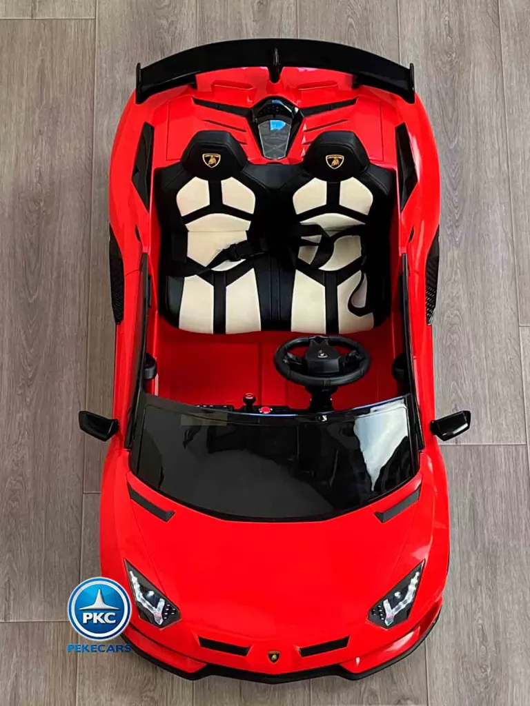 Lamborghini aventador 24v rojo