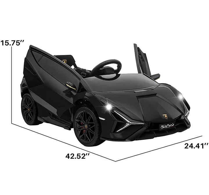 Lamborghini Sian 12V 2.4G Negro info1