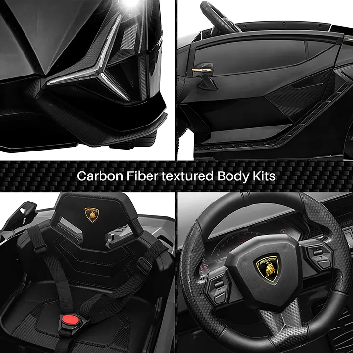 Lamborghini Sian 12V 2.4G Negro info2