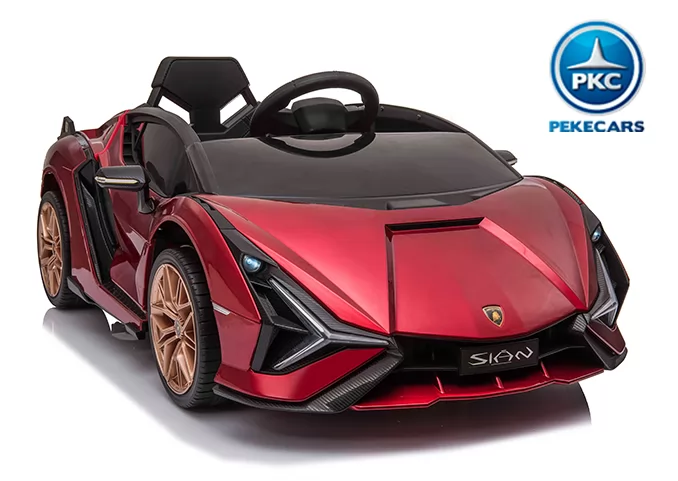 Lamborghini Sian 12V 2.4G Rojo vino Principal