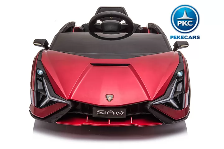 Lamborghini Sian 12V 2.4G Rojo vino frontal