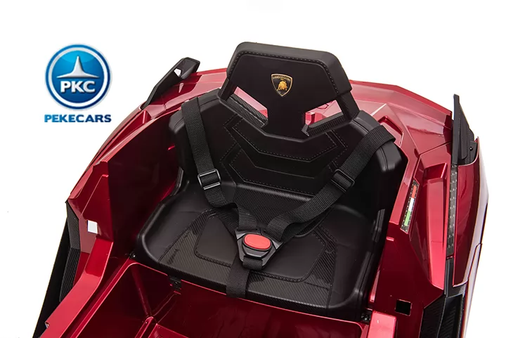 Lamborghini Sian 12V 2.4G Rojo vino belt
