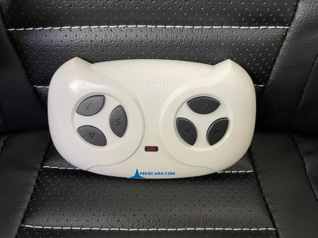 coches teledirigidos land rover discovery 12v blanco mando