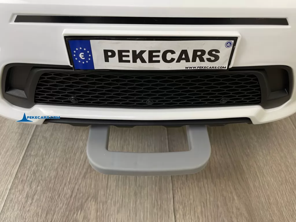 coches teledirigidos land rover discovery 12v blanco asa frontal
