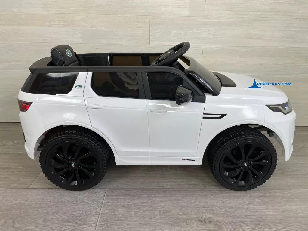 coches teledirigidos land rover discovery 12v blanco lado derecho