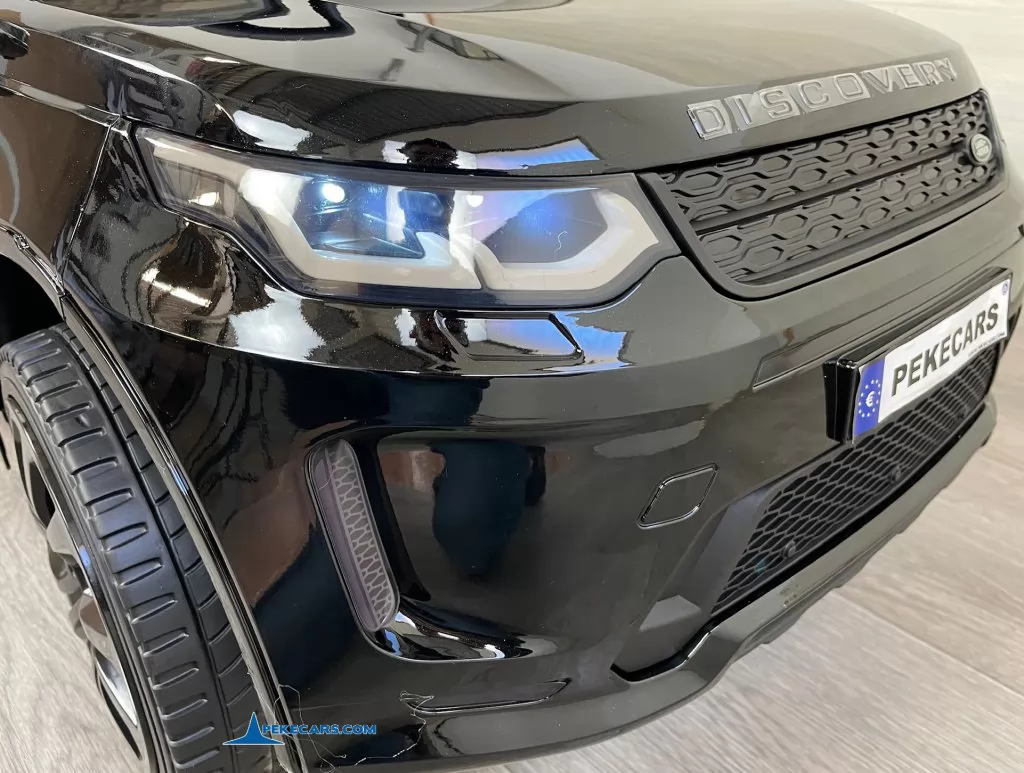 coches teledirigidos land rover discovery 12v negro metalizado luces frontales