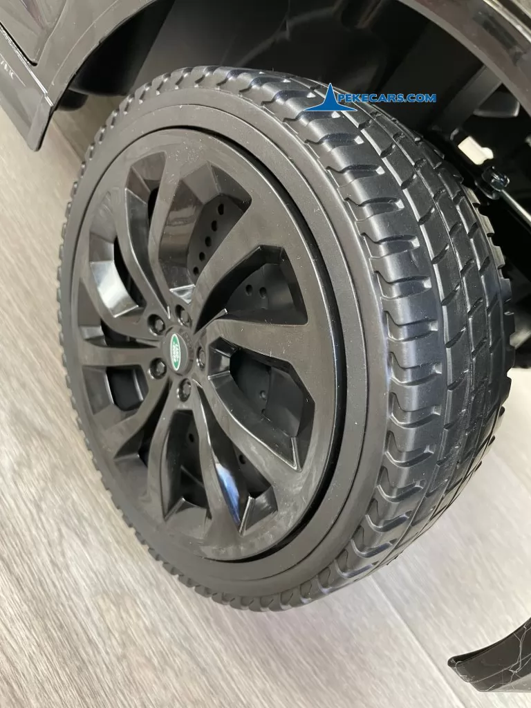 coches teledirigidos land rover discovery 12v negro metalizado ruedas