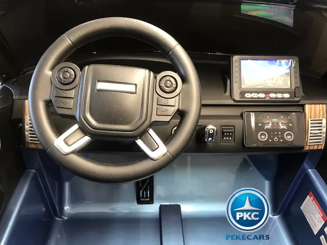 Land Rover Vogue 12V Azul Metalizado salpicadero