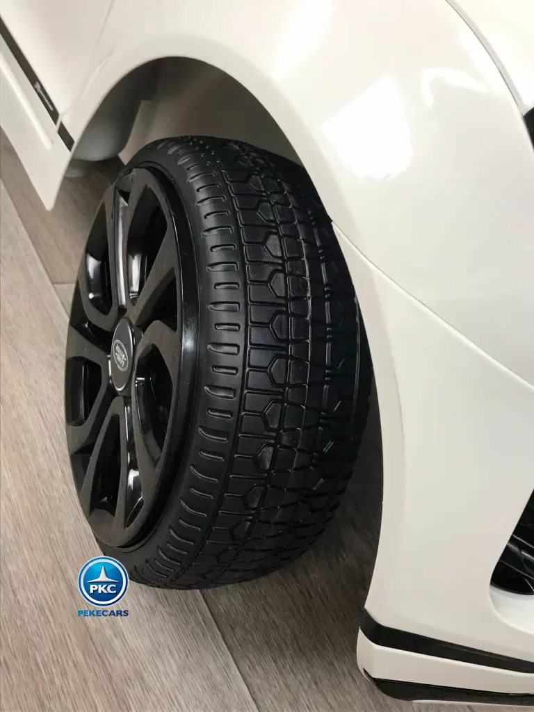 Range Rover Evoque 12V 2.4G Blanco vista rueda delantera derecha