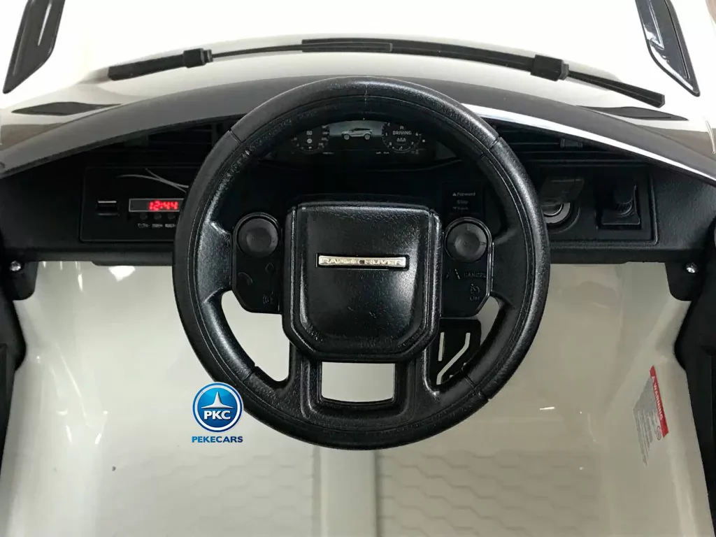 Range Rover Evoque 12V 2.4G Blanco vista volante