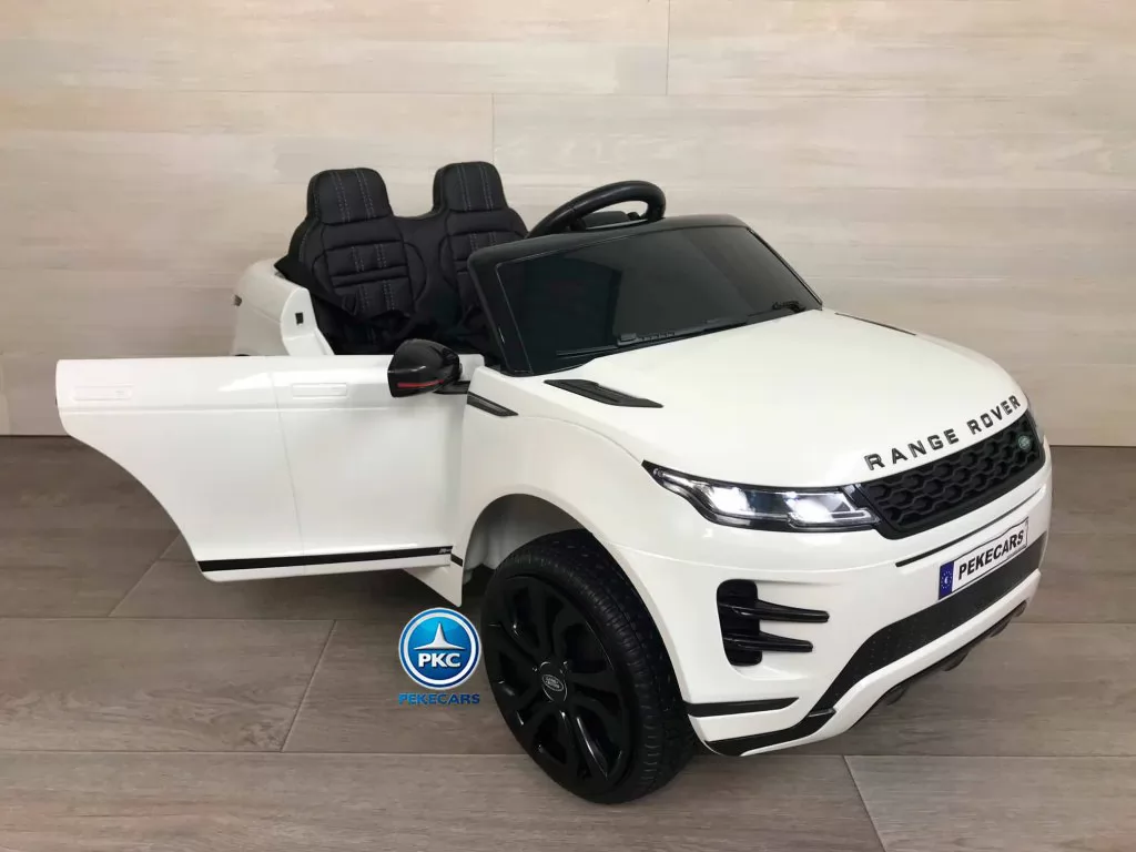 Range Rover Evoque 12V 2.4G Blanco vista de lado