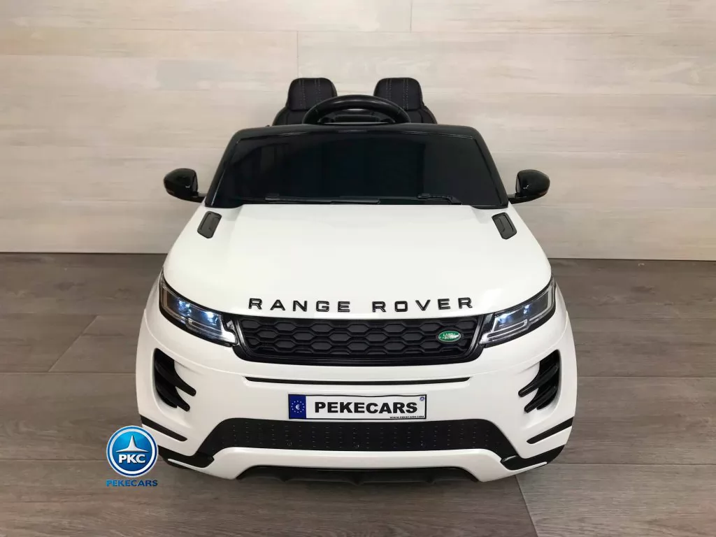 Range Rover Evoque 12V 2.4G Blanco vista de frente