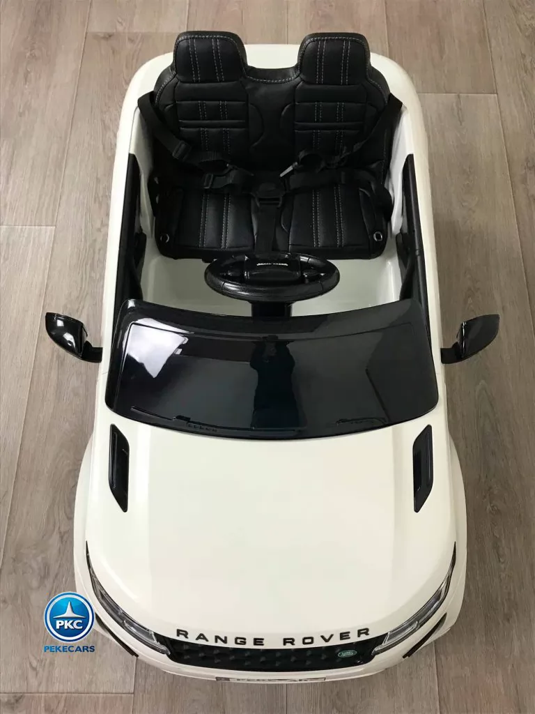 Range Rover Evoque 12V 2.4G Blanco vista desde arriba