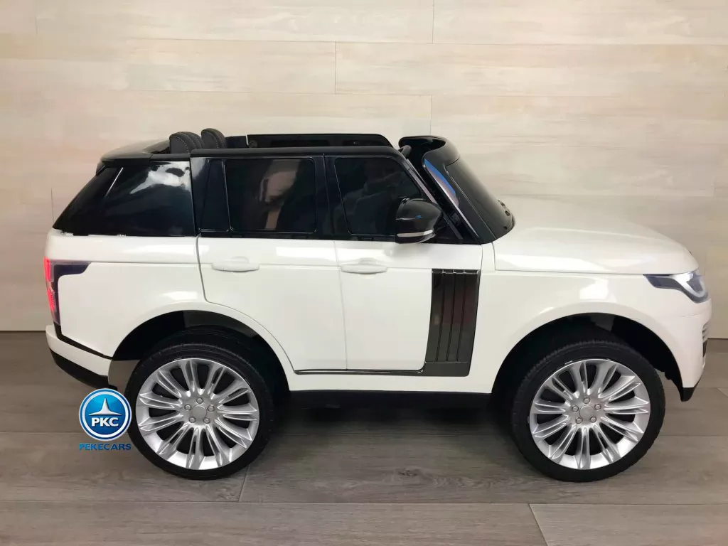 Land Rover Vogue 12V Blanco vista lateral