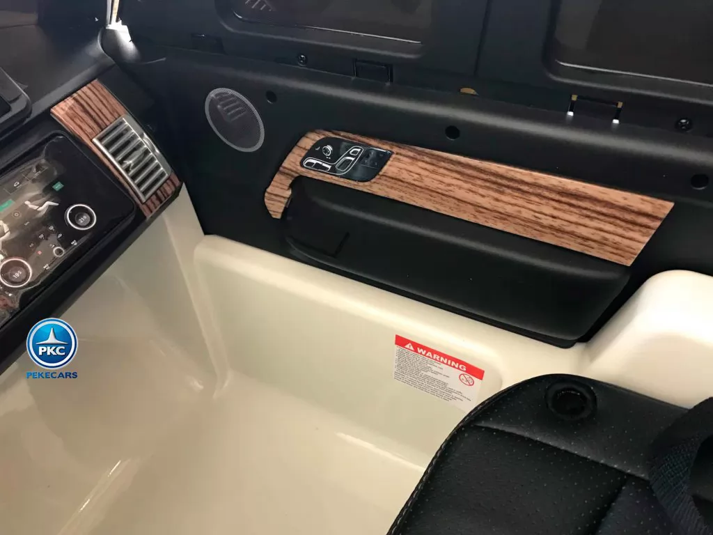 Land Rover Vogue 12V Blanco vista interior de la puerta
