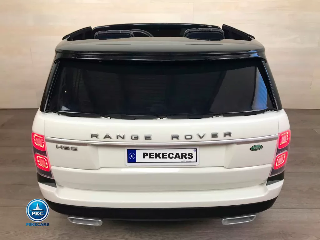 Land Rover Vogue 12V Blanco vista trasera