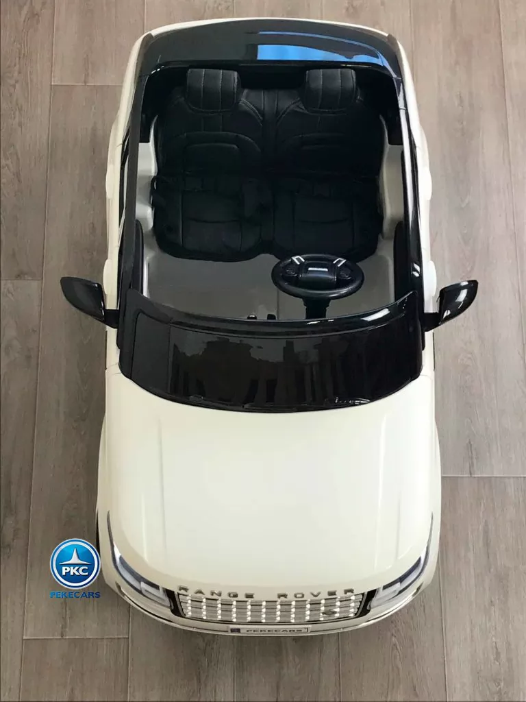 Land Rover Vogue 12V Blanco vista desde arriba
