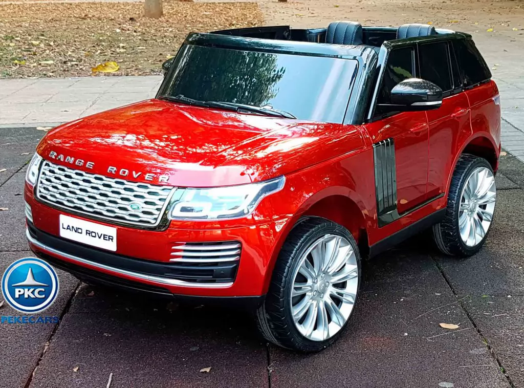 Land Rover Vogue 12V Rojo Metalizado vista de lado izquierdo