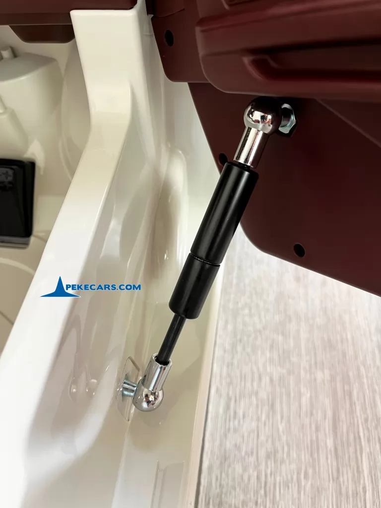 coche electrico niños lexus lc 500 12v blanco asiento detalle