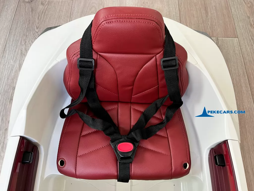 coches electricos para niños lexus lc 500 12v blanco detalle asiento