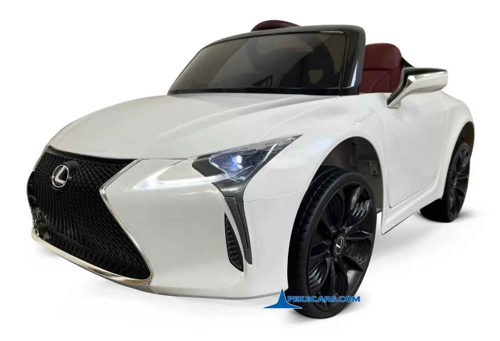 Coche eléctrico Infantil Lexus LC 500 12V 2.4G Blanco