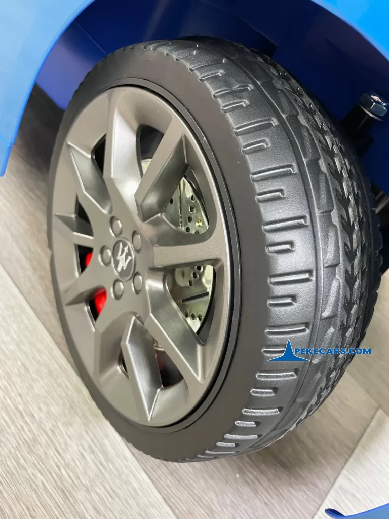 maserati gc sport azul metalizado coches para niños rueda