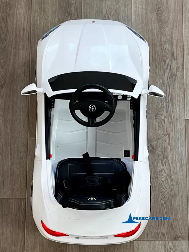maserati gc sport little blanco coches electricos para niños