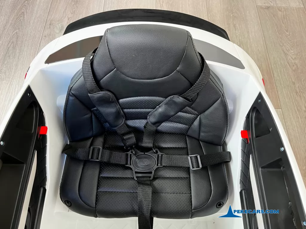 coches electricos niños mercedes glc 63s mp4 blanco asiento