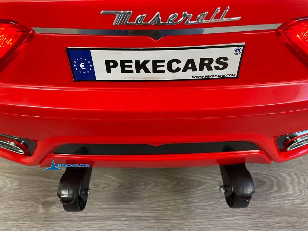 coches teledirigidos maserati gc sport little rojo matricula trasera