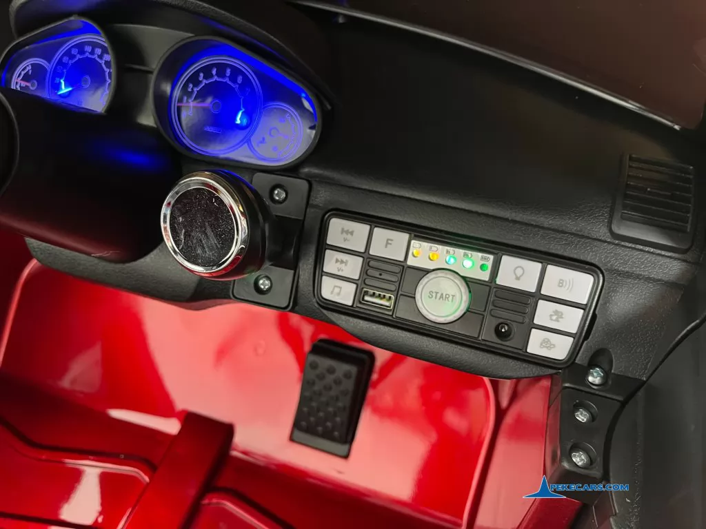 coches teledirigidos maserati gc sport rojo metalizado panel instrumentos