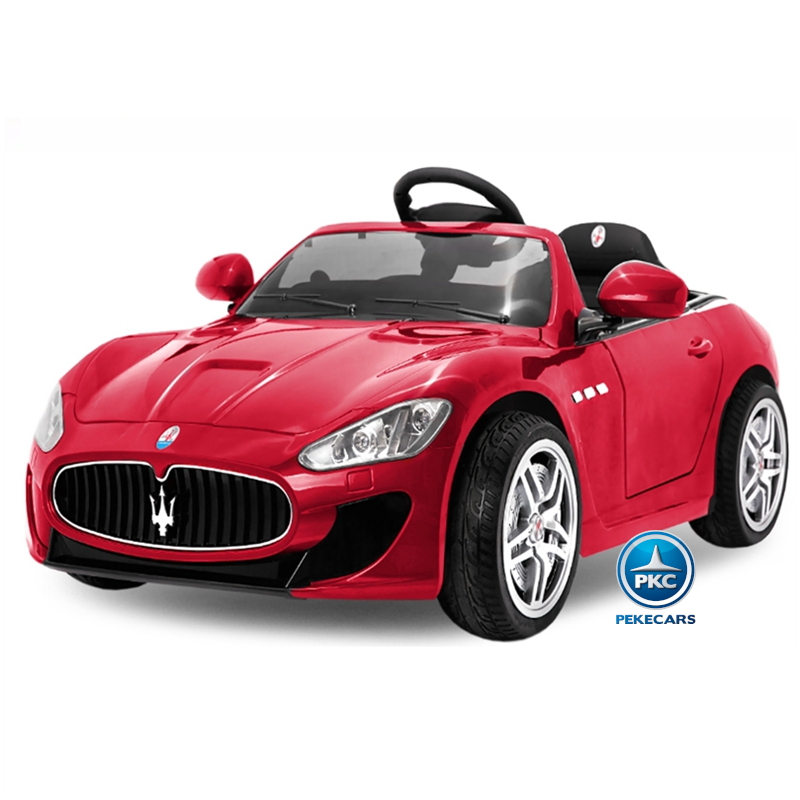 Coche electrico para niños Maserati Gran Turismo 12V Rojo vista principal
