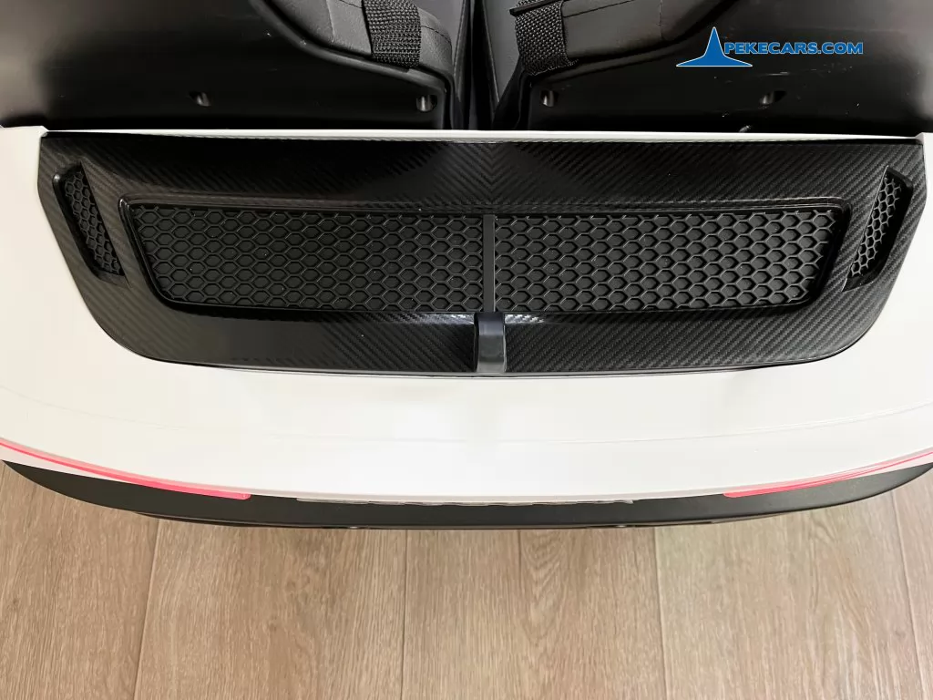 coches electricos para niños maserati mc20 2 plazas blanco detalle trasero