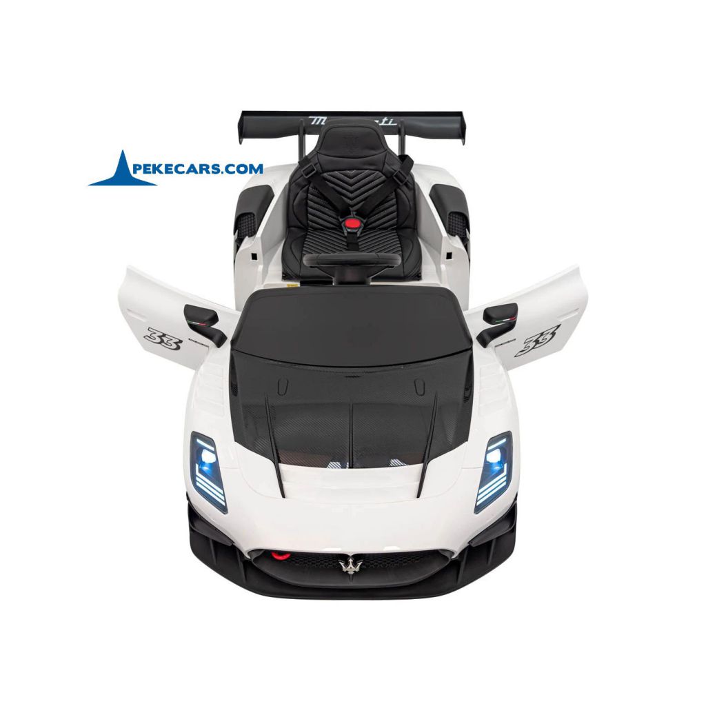 Maserati MC20 GT2 12V 2.4G Blanco puertas abiertas