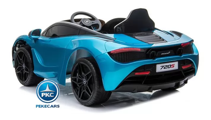 Mercedes McLaren para niños 720S 12V con MP4 Azul Pintado