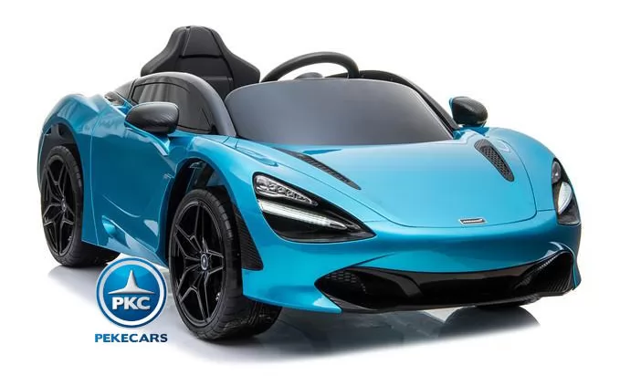 Mercedes McLaren para niños 720S 12V con MP4 Azul Pintado