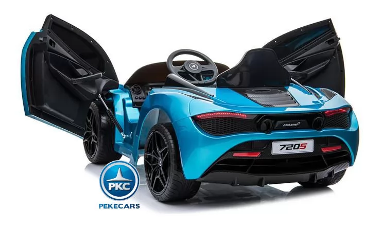 Mercedes McLaren para niños 720S 12V con MP4 Azul Pintado