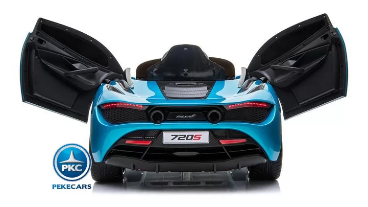 Mercedes McLaren para niños 720S 12V con MP4 Azul Pintado