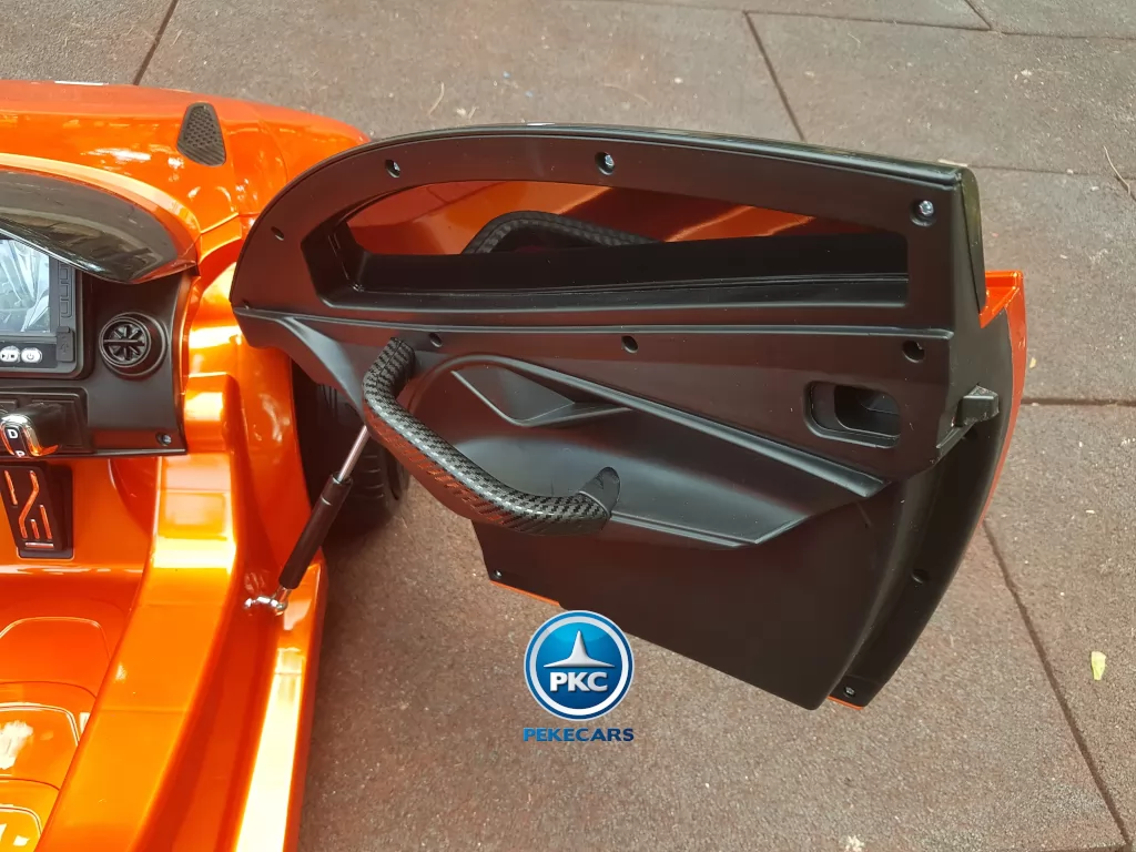 Mercedes McLaren para niños 720S 12V con MP4 Naranja Pintado