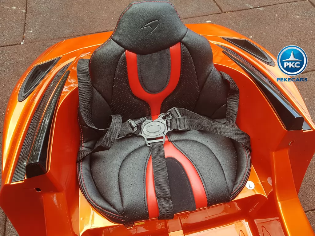 Mercedes McLaren para niños 720S 12V con MP4 Naranja Pintado