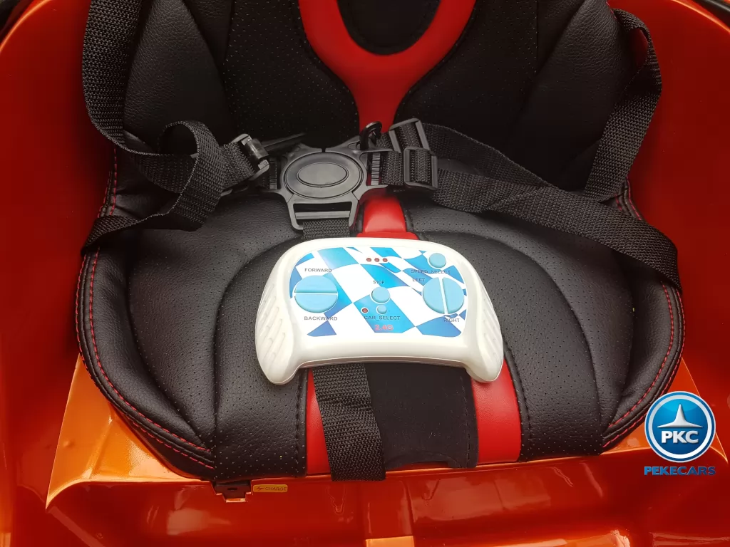 Mercedes McLaren para niños 720S 12V con MP4 Naranja Pintado