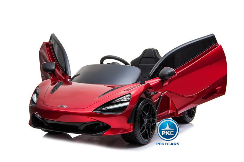 Mercedes McLaren para niños 720S 12V con MP4 Rojo Pintado