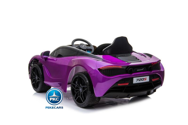 Mercedes McLaren para niños 720S 12V con MP4 Violeta Pintado