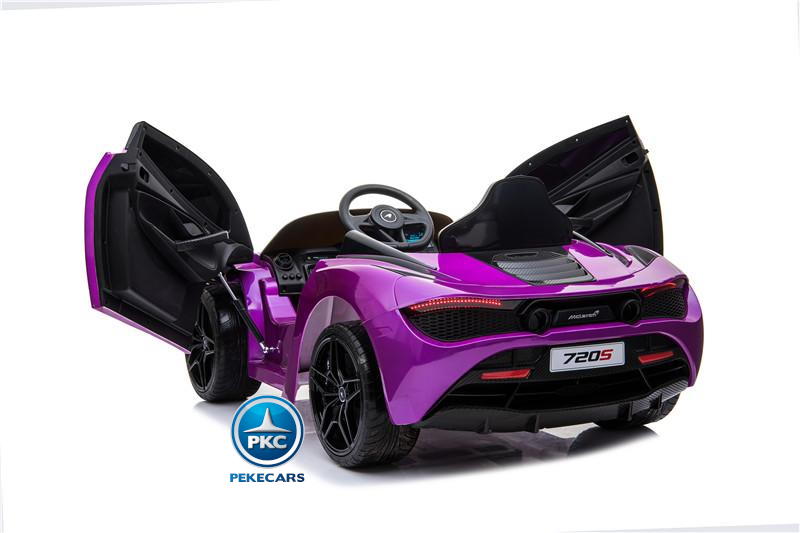 Mercedes McLaren para niños 720S 12V con MP4 Violeta Pintado