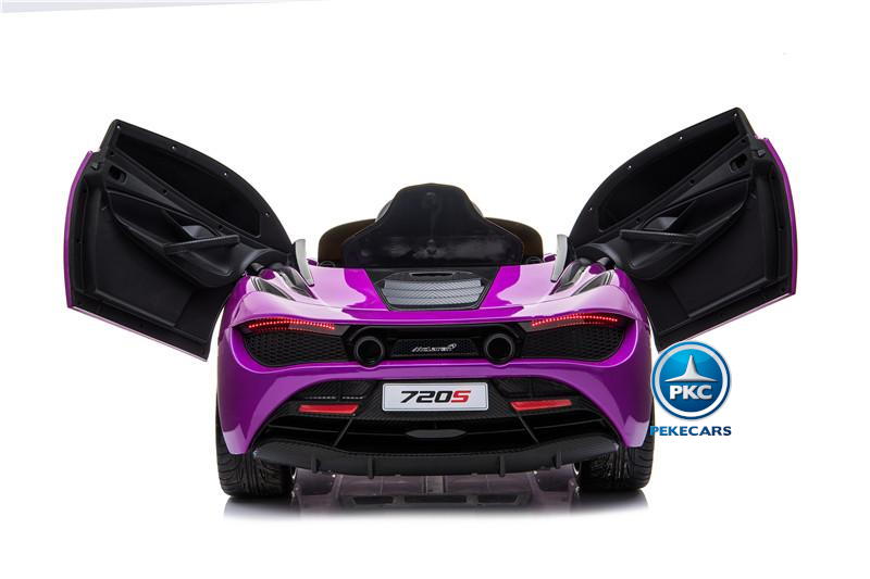 Mercedes McLaren para niños 720S 12V con MP4 Violeta Pintado