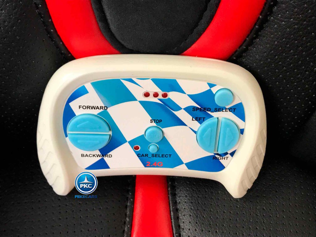 McLaren para niños 720S 12V con MP4 Rojo Pintado vista mando a distancia