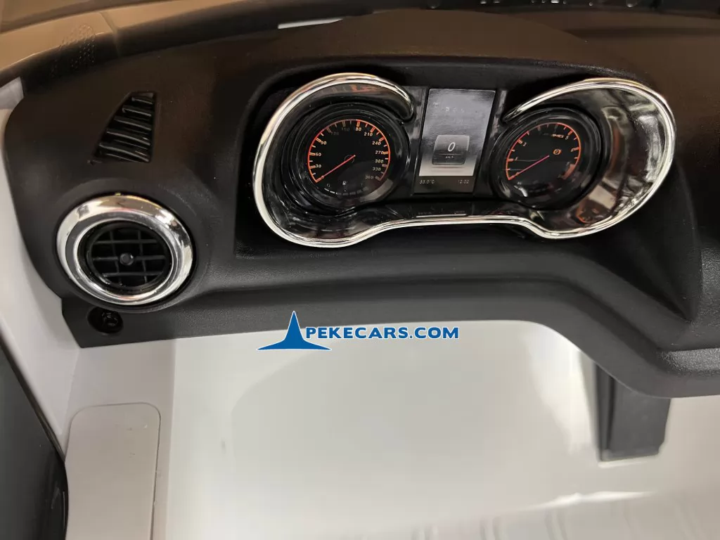 Coche electrico para niños Mercedes GT 12V Blanco 2 Plazas