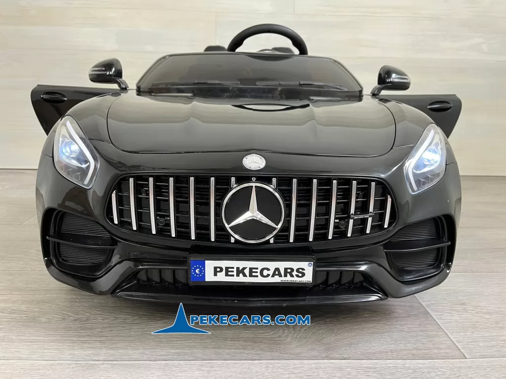 Coche electrico para niños Mercedes GT 12V Negro apertura de puertas