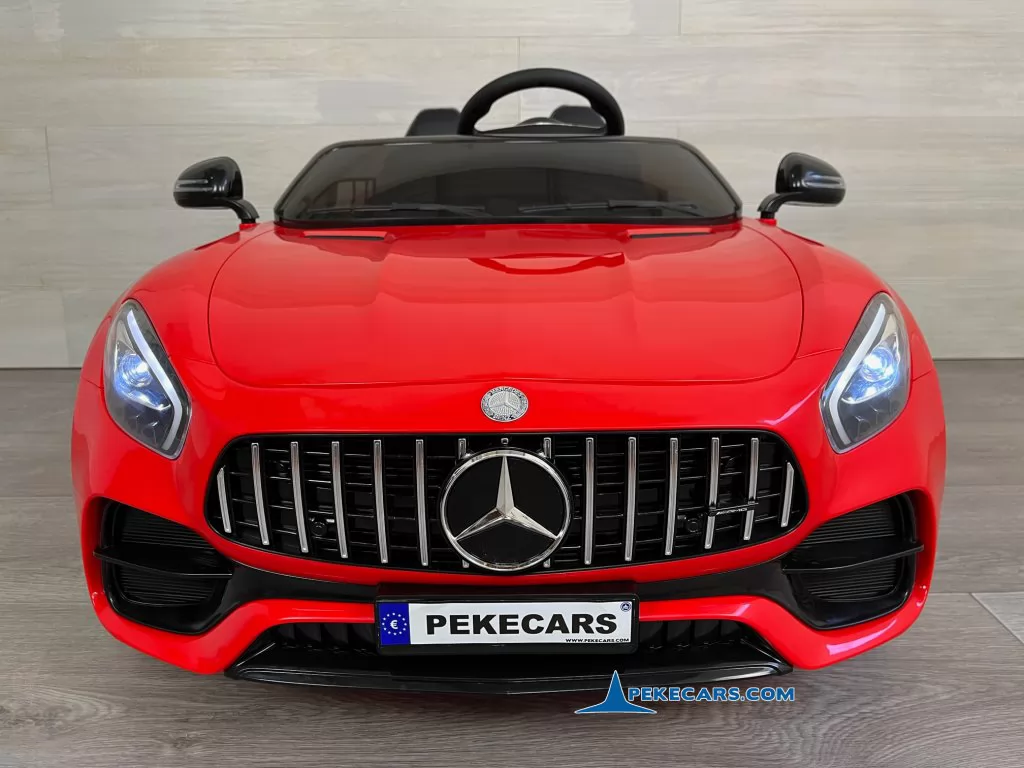 Coche electrico para niños Mercedes GT 12V Rojo