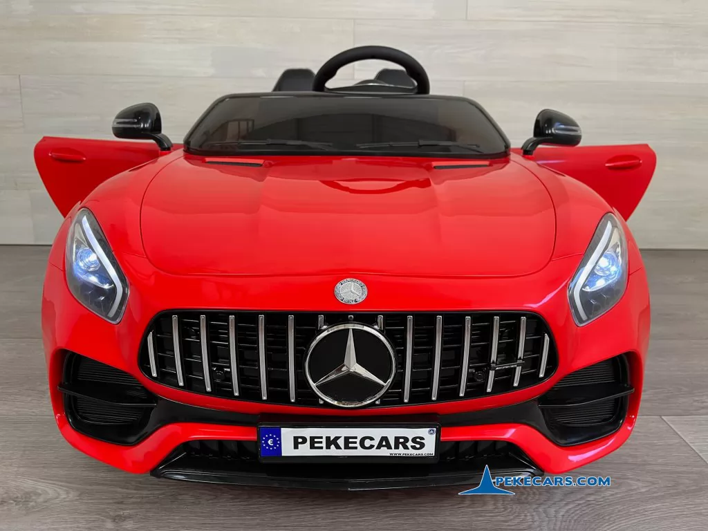 Coche electrico para niños Mercedes GT 12V Rojo